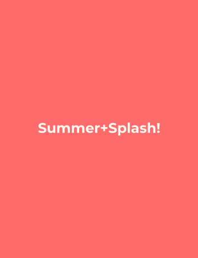 Summer Splash! coloring book cover